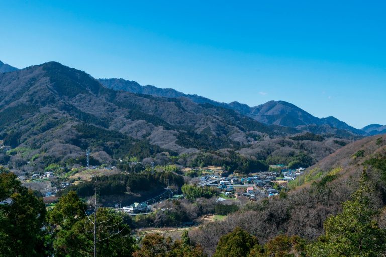 公園から眺める厚木市
